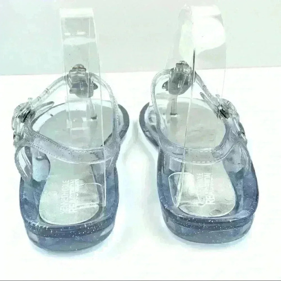 kenneth cole reaction sandals 5 blue gem jelly Y2k - Picture 3 of 8